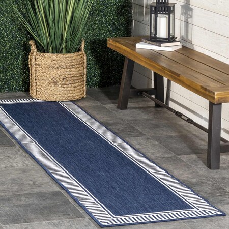 Nuloom Asha Simple Border Indoor/Outdoor Area Rug 2ft x 8ft GBCB02C-208